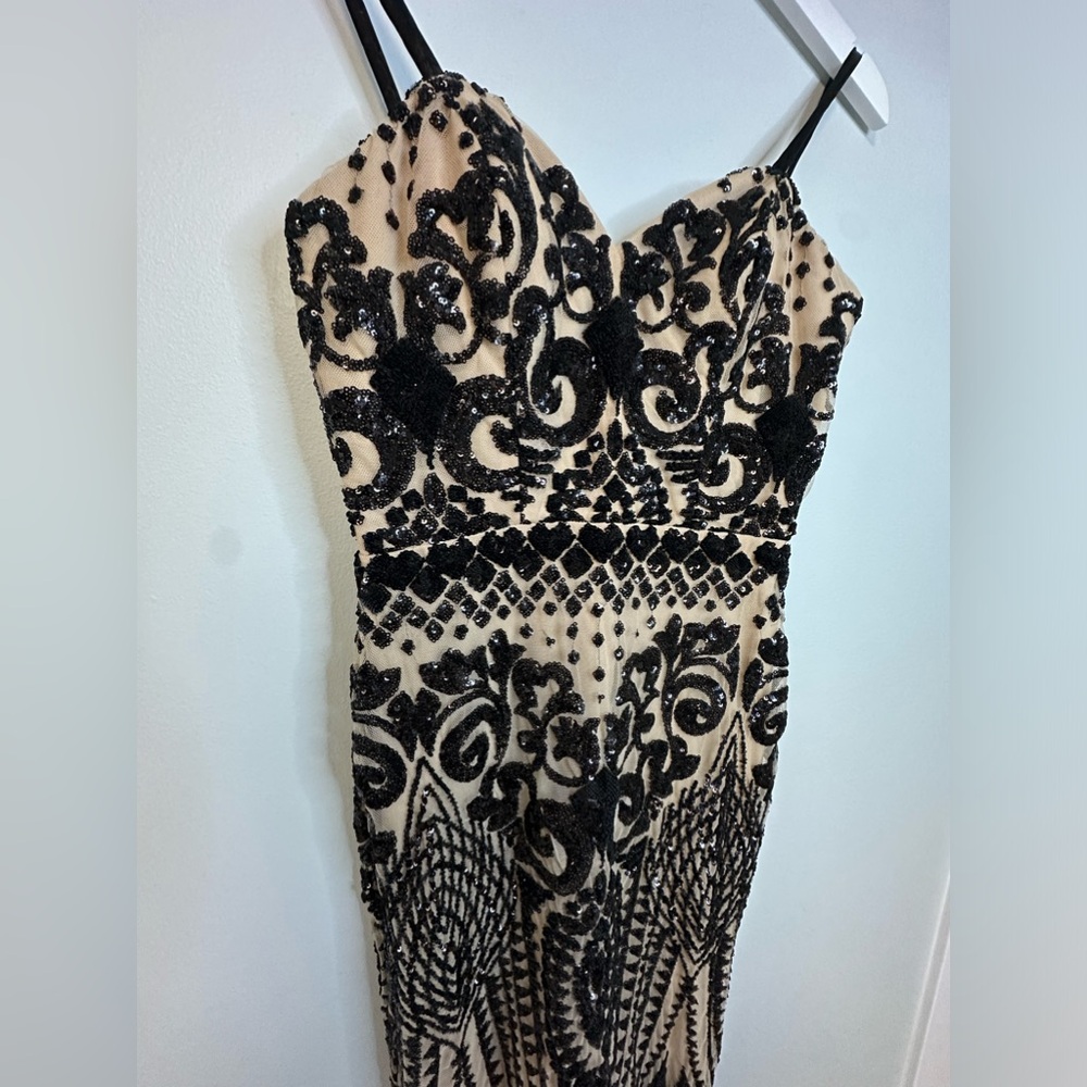 Splash Stunning Maxi Sequence Fitted Mesh Mermaid… - image 8